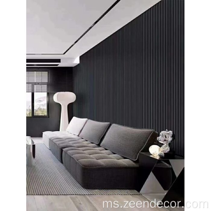 170x20mm kalis air bersalut WPC gril cladding panel dinding